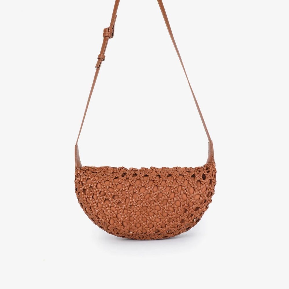 Anthropologie Remi/Reid ANAIS WOVEN CROSSBODY in brown